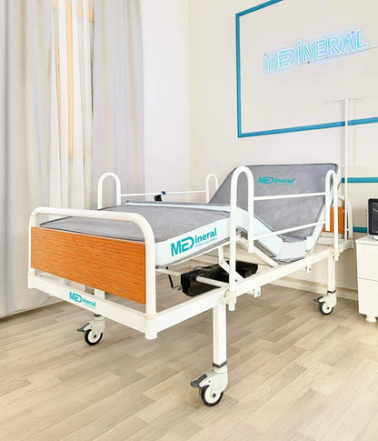2 Motor Eko Hasta Karyolası + 15 Cm Antibakteriyel Visko Yatak + Alez