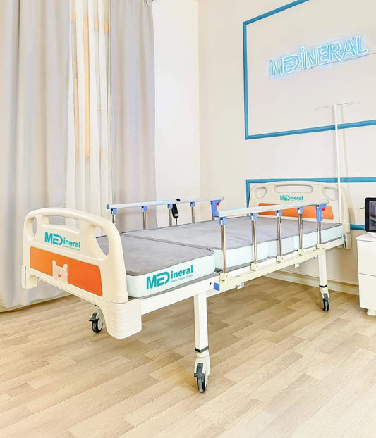 2 Motor Tabanca Korkuluklu Hasta Karyolası