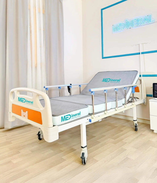 2 Motor Tabanca Korkuluklu Hasta Karyolası