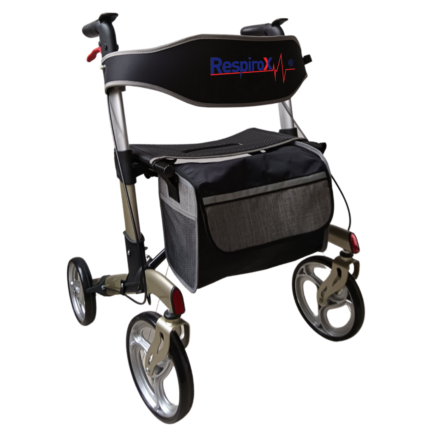 Respirox RR-04 Lüx Alüminyum Katlanabilir Rolatör Gri