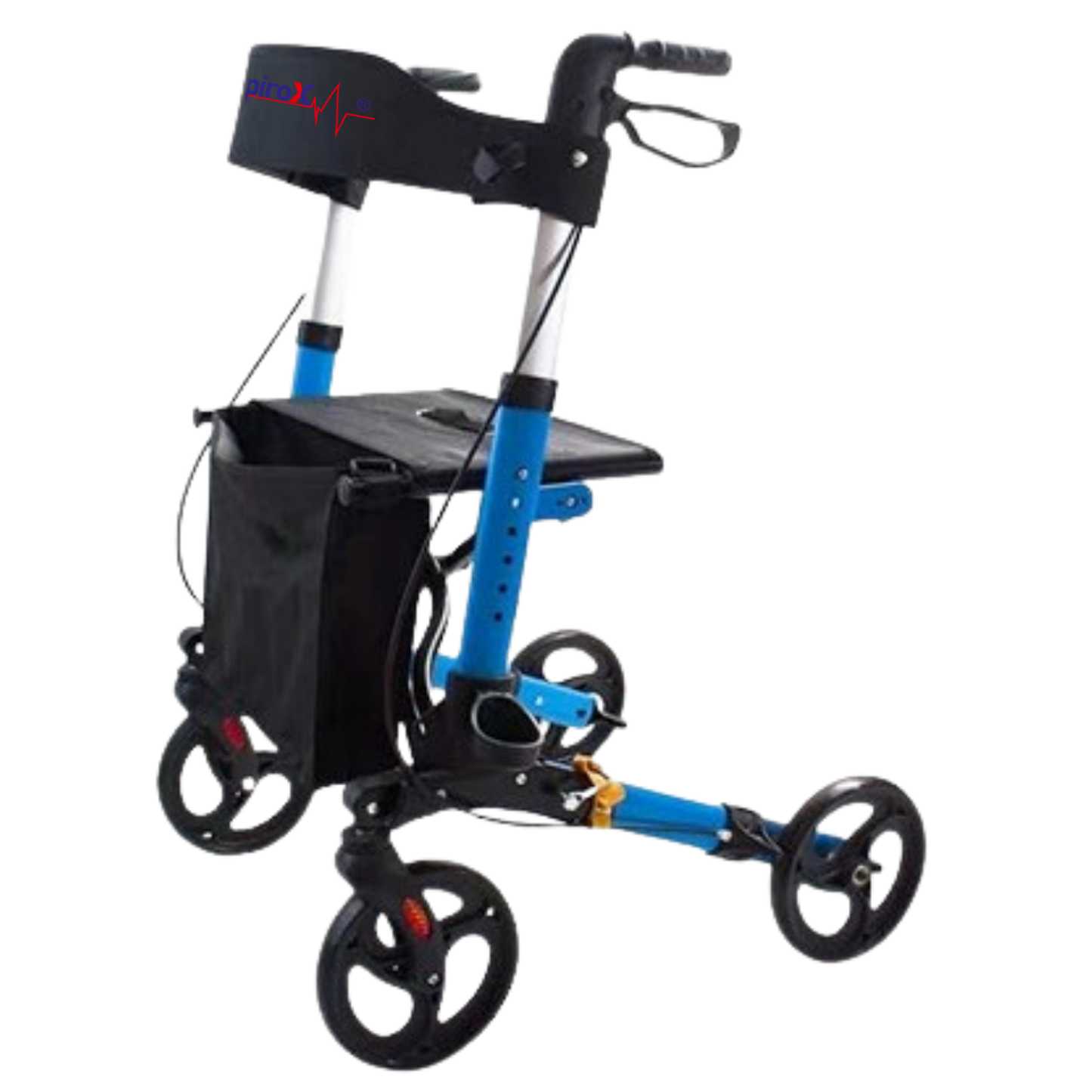 Respirox RR-03 Lüx Alüminyum Katlanabilir Rolatör Mavi