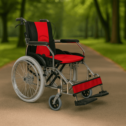 RESPİROX RMTS-02 Refakatçi Tekerlekli Sandalye | Alüminyum Hafif Model