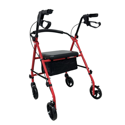 Respirox RR-01 Katlanabilir Rolatör Kırmızı