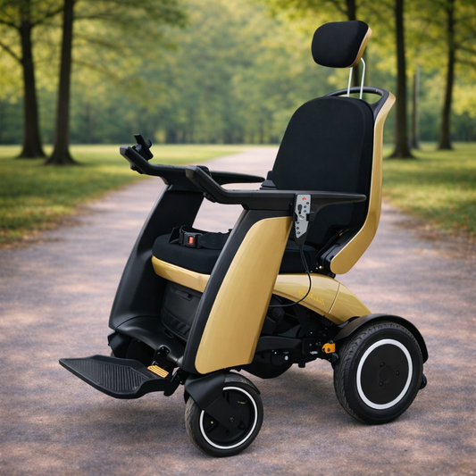 Poylin Proluxe Masaj Koltuklu Akülü Tekerlekli Sandalye P911