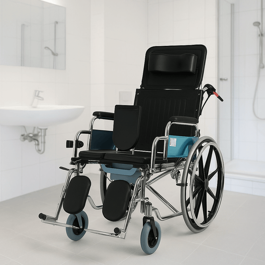 Golfi G124 Sırtı Yatar Banyo Tuvalet Sandalyesi