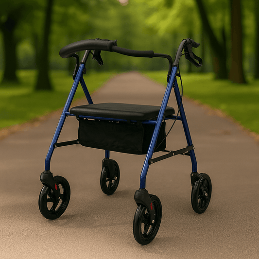 Respirox RR-02 Katlanabilir Alüminyum Rolatör Mavi