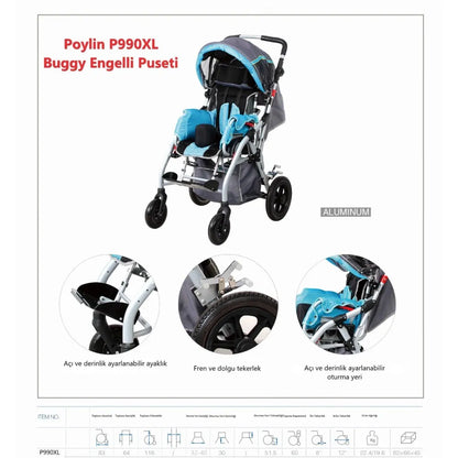 Poylin Buggy Çocuk Arabası P990 XL