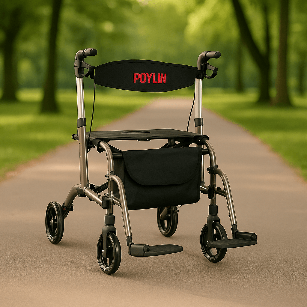 Poylin Ayaklıklı Rollatör Titanyum P777P