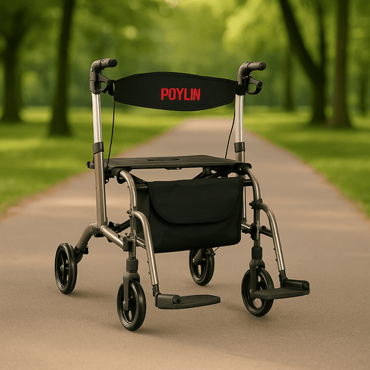 Poylin Ayaklıklı Rollatör Titanyum P777P