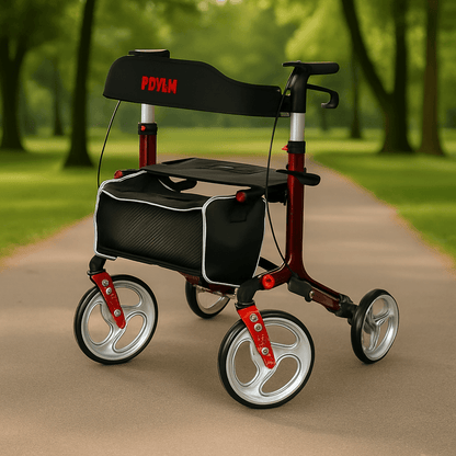 Poylin Ultra Lüks Rollatör Kırmızı P888