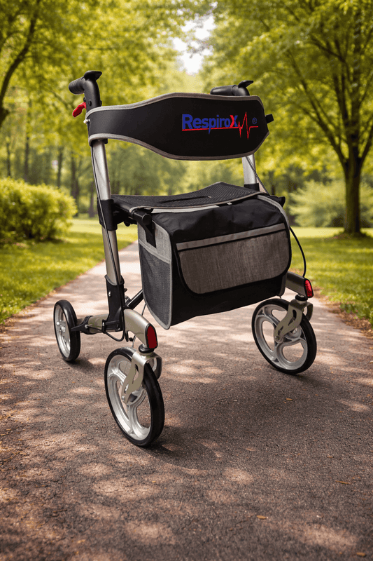 Respirox Rolatör-PRO Lüx Alüminyum Katlanabilir Rolatör